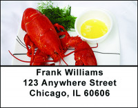 Seafood Address Labels | LBBAN-57