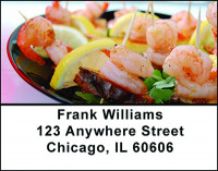 Seafood Address Labels | LBBAN-57