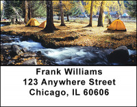 Camping Address Labels | LBBAN-69