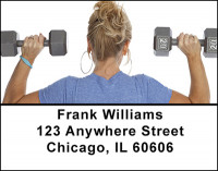 Weight Training Address Labels | LBBAN-76