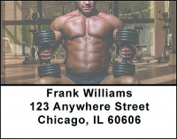 Gym Workout Address Labels | LBBAN-77