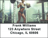 Gym Workout Address Labels | LBBAN-77