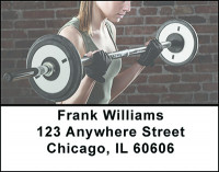 Pump That Iron Address Labels | LBBAN-80