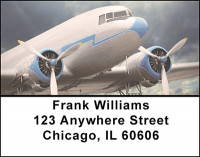 Vintage Airlines Address Labels | LBBAN-81