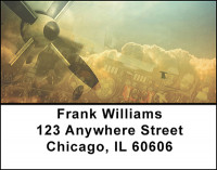 Vintage Airlines Address Labels | LBBAN-81