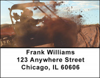 Side By Side 4-Wheeler Fun Address Labels | LBBAN-83