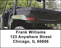 Side By Side 4-Wheeler Fun Address Labels | LBBAN-83