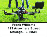Flying Drones Address Labels | LBBAN-84