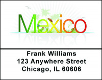 Travel To Mexico Address Labels | LBBAN-90