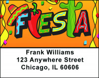 Mexican Party Address Labels | LBBAN-92