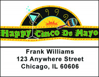 Mexican Party Address Labels | LBBAN-92