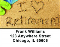 Loving Retirement Address Labels | LBBAN-95