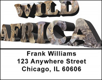 Wild Africa Address Labels | LBBAN-99