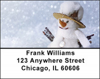 Winters Snowman Address Labels | LBBAO-04