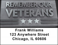 Honor Our Veterans Address Labels | LBBAO-08