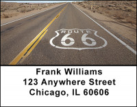 Route 66 Highway Address Labels | LBBAO-09