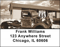 Route 66 Highway Address Labels | LBBAO-09