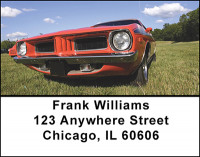 American Muscle Cars Address Labels | LBBAO-10