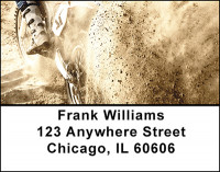 Motocross Dirt Bikes Address Labels | LBBAO-11