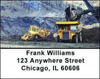 Open Pit Mining Address Labels | LBBAO-13