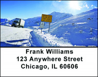 Ice Road Trucks Address Labels | LBBAO-14