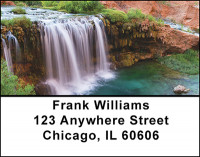 Mother Nature's Waterfalls Address Labels | LBBAO-15