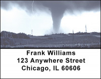 Dangerous Tornados Address Labels | LBBAO-20