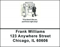 A Man's Office Humor Address Labels | LBBAO-25