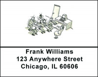 A Woman's Office Humor Address Labels | LBBAO-26