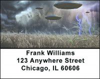 Invading Aliens Address Labels | LBBAO-31