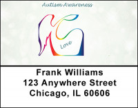 Autism Support Address Labels | LBBAP-16