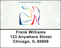 Autism Support Address Labels | LBBAP-16