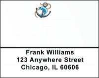 Nautical Anchor Address Labels | LBBAP-23