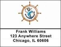 Nautical Anchor Address Labels | LBBAP-23