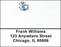 Nautical Anchor Address Labels | LBBAP-23