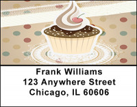Vintage Cupcakes Address Labels | LBBAP-30