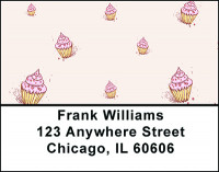 Whimsical Cupcakes Address Labels | LBBAP-33