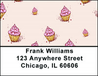 Whimsical Cupcakes Address Labels | LBBAP-33