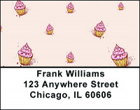 Whimsical Cupcakes Address Labels | LBBAP-33