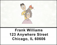 Barber - Stylist Address Labels | LBBAP-35
