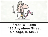 Barber - Stylist Address Labels | LBBAP-35