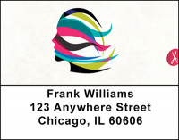 Hairstylist Creativity Address Labels | LBBAP-39