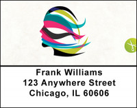 Hairstylist Creativity Address Labels | LBBAP-39