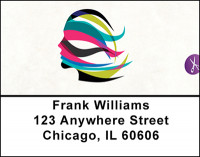 Hairstylist Creativity Address Labels | LBBAP-39