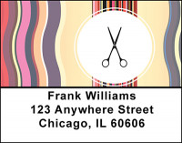 Stylist Scizzors Address Labels | LBBAP-40