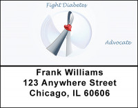 Fight Diabetes Address Labels | LBBAP-50