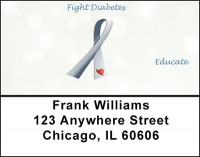 Fight Diabetes Address Labels | LBBAP-50