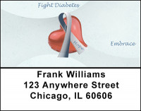 Fight Diabetes Address Labels | LBBAP-50
