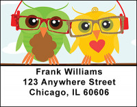 Hip Owls Address Labels | LBBAP-52