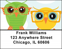Hip Owls Address Labels | LBBAP-52